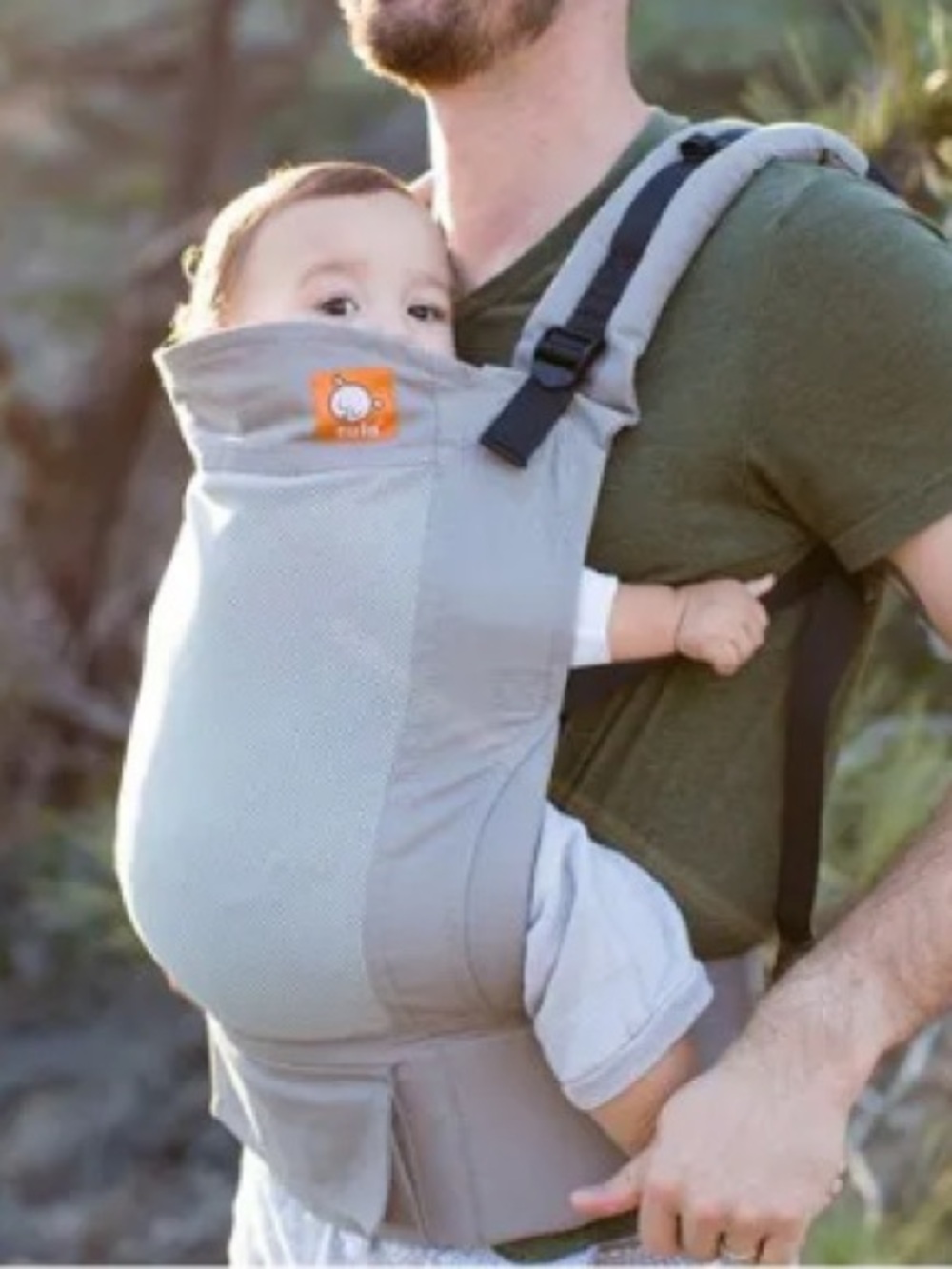 Tula Toddler Coast Mesh Breathable Carrier Neutral Grey With Mesh Hood